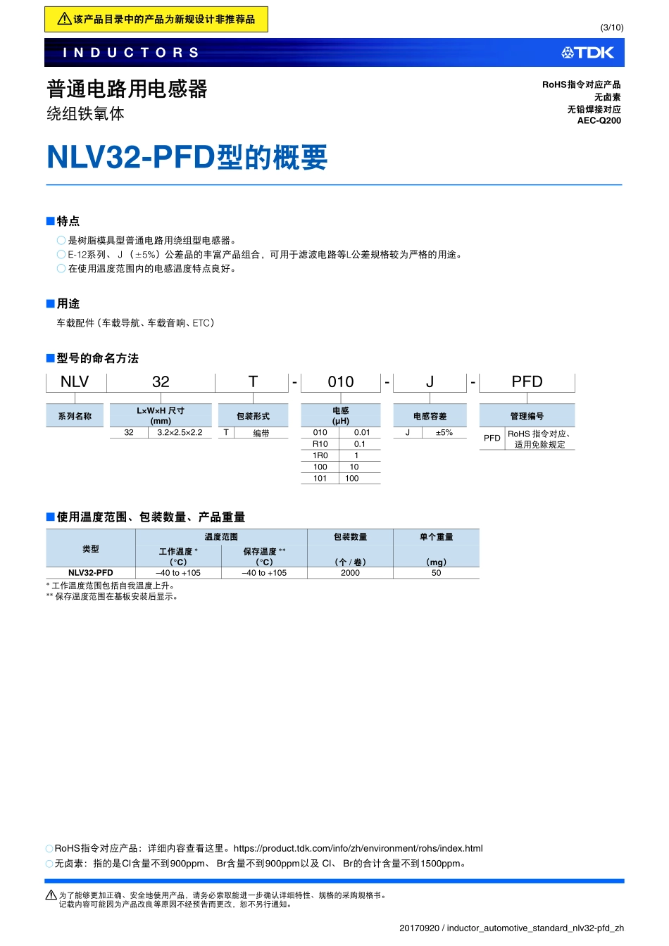 IC封装资料_电感_NLV32T-010J-PFD.pdf_第3页