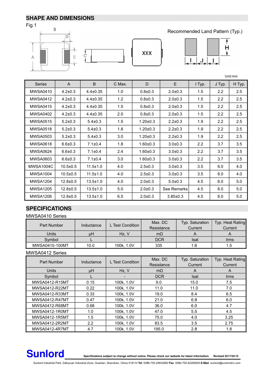 IC封装资料_电感_MWSA0503-100MT.pdf_第2页