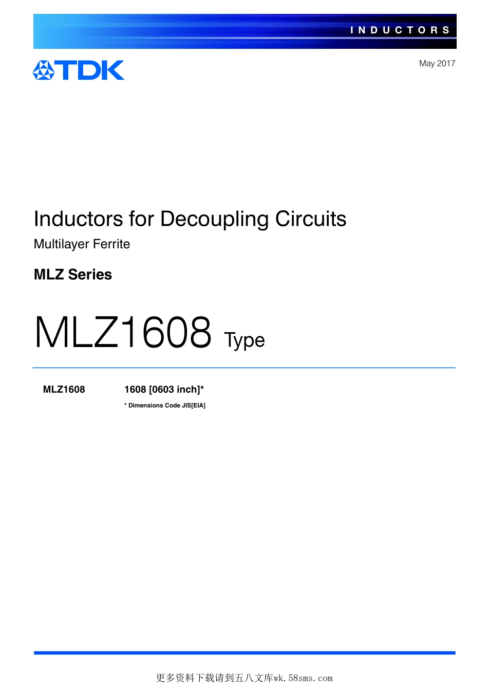 IC封装资料_电感_MLZ1608M100WT000.pdf_第1页