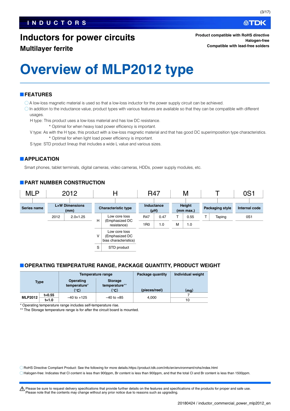 IC封装资料_电感_MLP2012SR47MT0S1.pdf_第3页