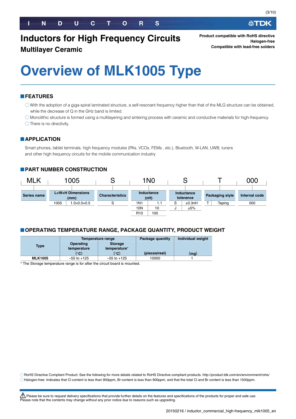 IC封装资料_电感_MLK1005SR22JT000.pdf_第3页