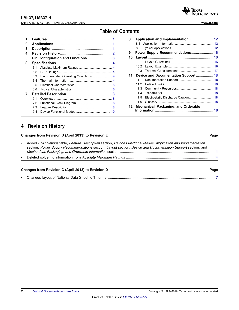 IC封装资料_电源管理芯片_LM337IMP_NOPB.pdf_第2页