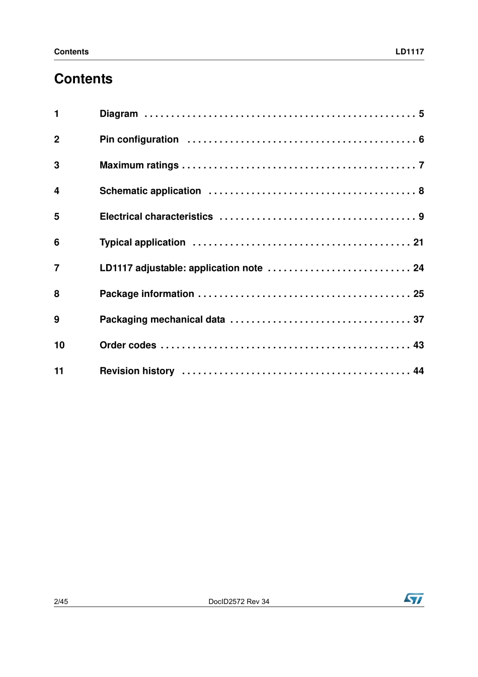 IC封装资料_电源管理芯片_LD1117S33TR.pdf_第2页