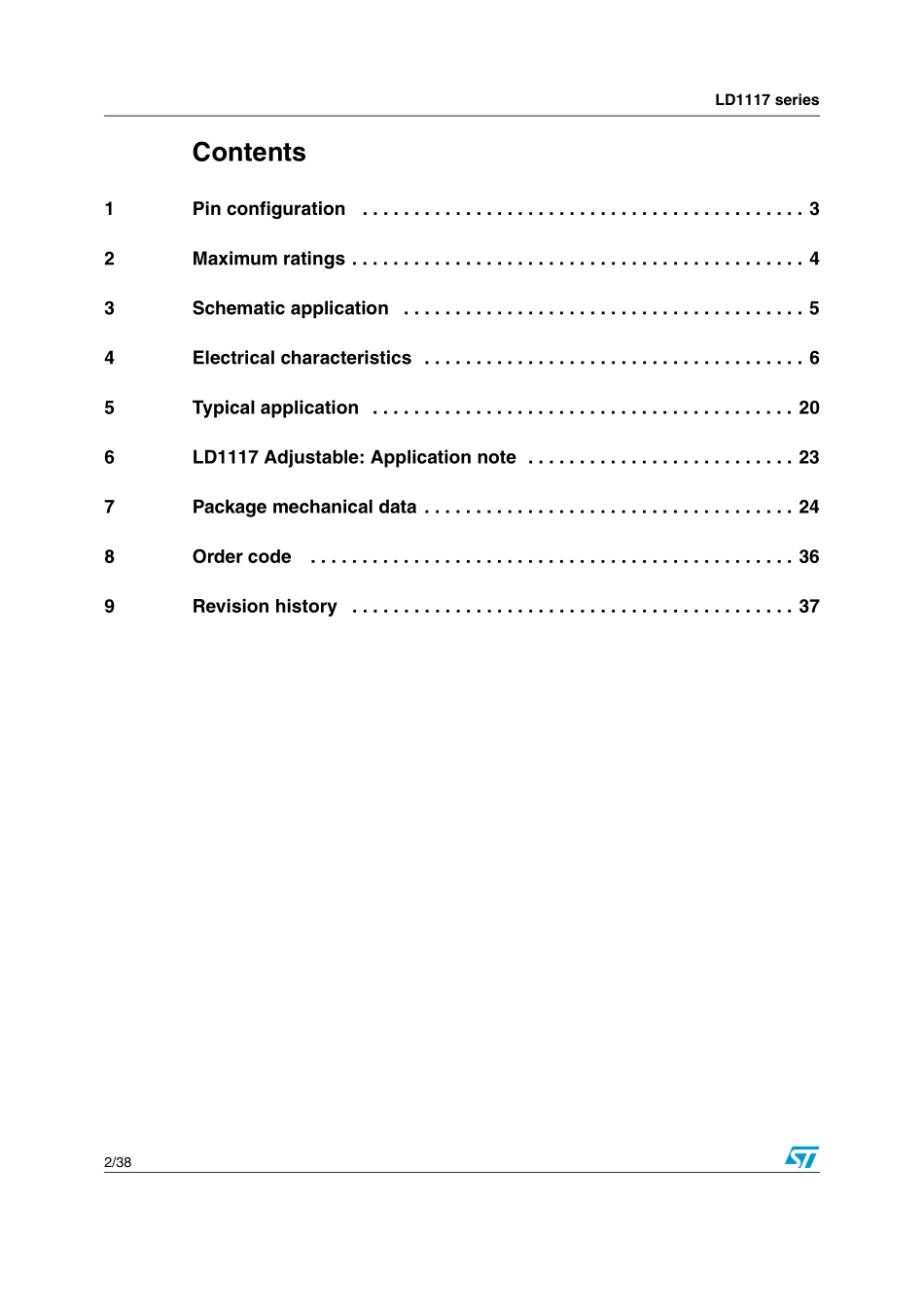 IC封装资料_电源管理芯片_LD1117DT33CTR.pdf_第2页