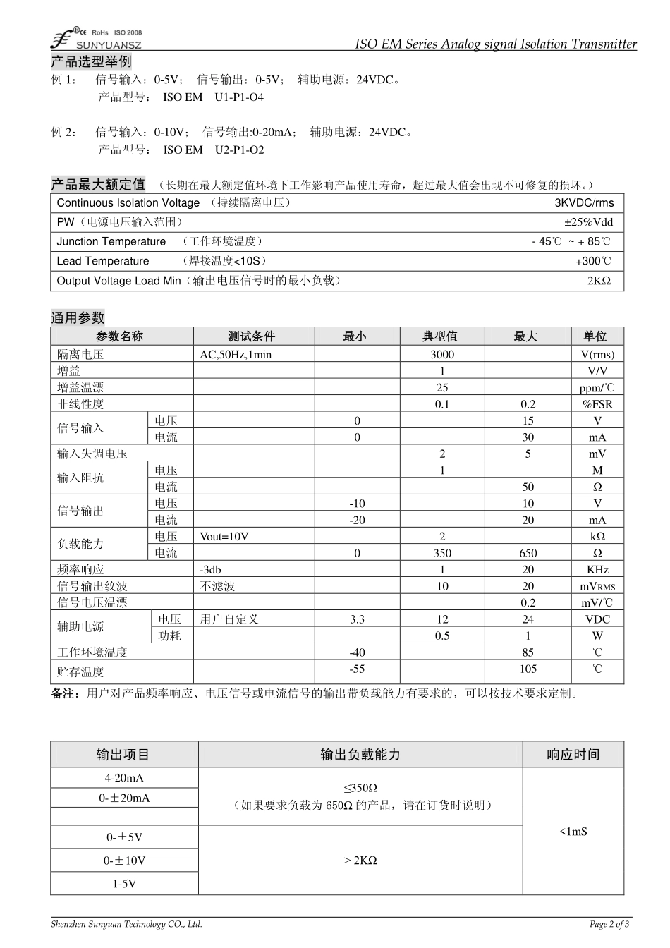 IC封装资料_电源管理芯片_ISOEM_U6-P3-O7.pdf_第2页