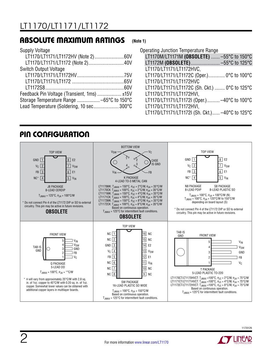 IC封装资料_电源管理芯片_LT1171IQ_PBF.pdf_第2页