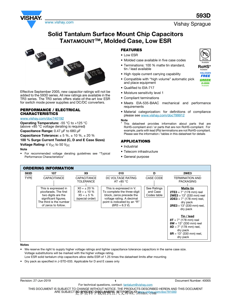 IC封装资料_电容_593D227X0010D2TE3.pdf_第1页