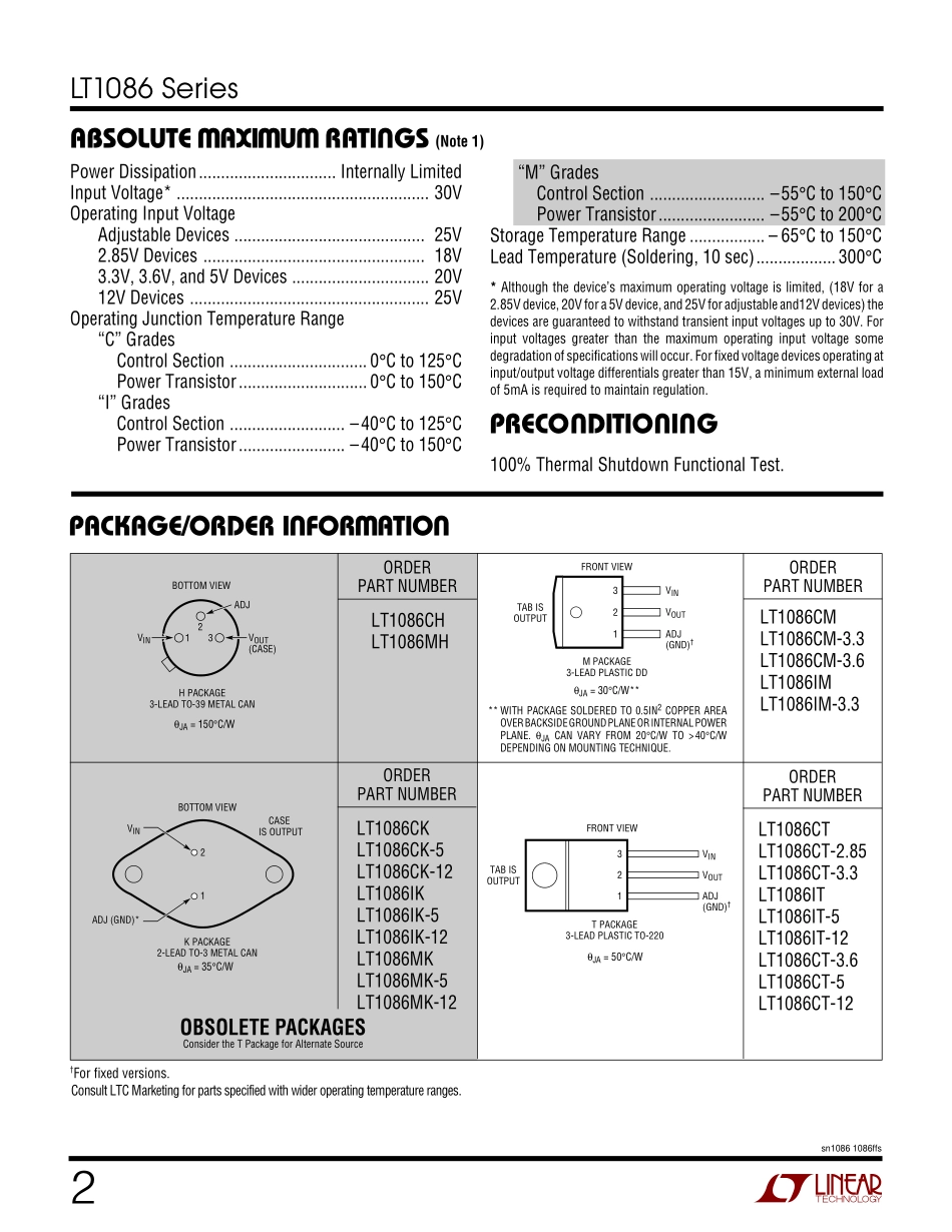 IC封装资料_电源管理芯片_LT1086CT_PBF.pdf_第2页