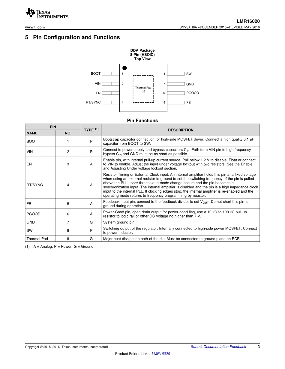 IC封装资料_电源管理芯片_LMR16020PDDAR.pdf_第3页