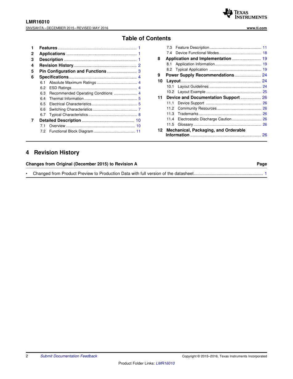 IC封装资料_电源管理芯片_LMR16010PDDAR.pdf_第2页