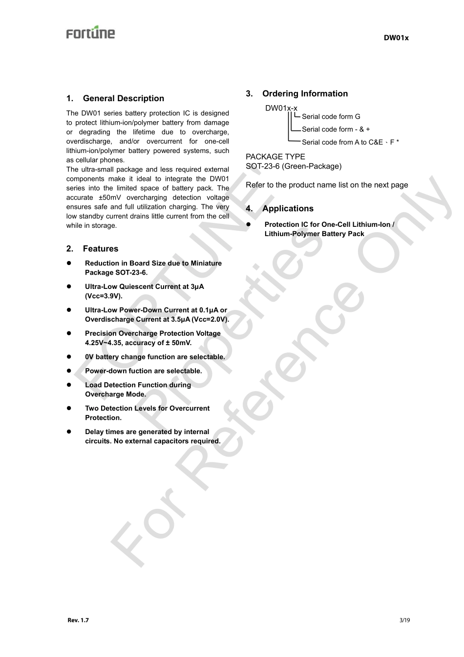 IC封装资料_电源管理芯片_DW01A-G.pdf_第3页