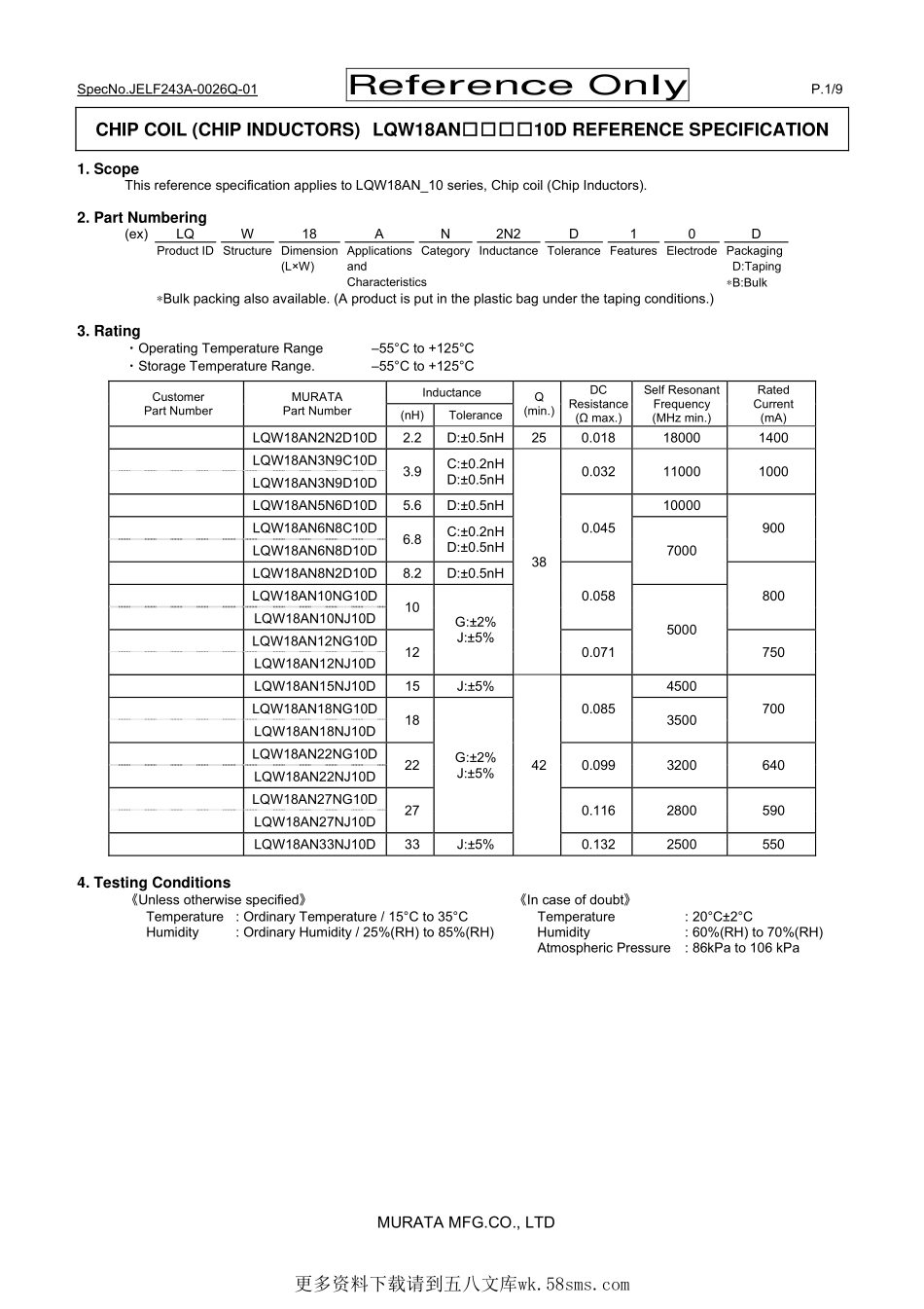 IC封装资料_电感_LQW18AN12NG10D.pdf_第1页