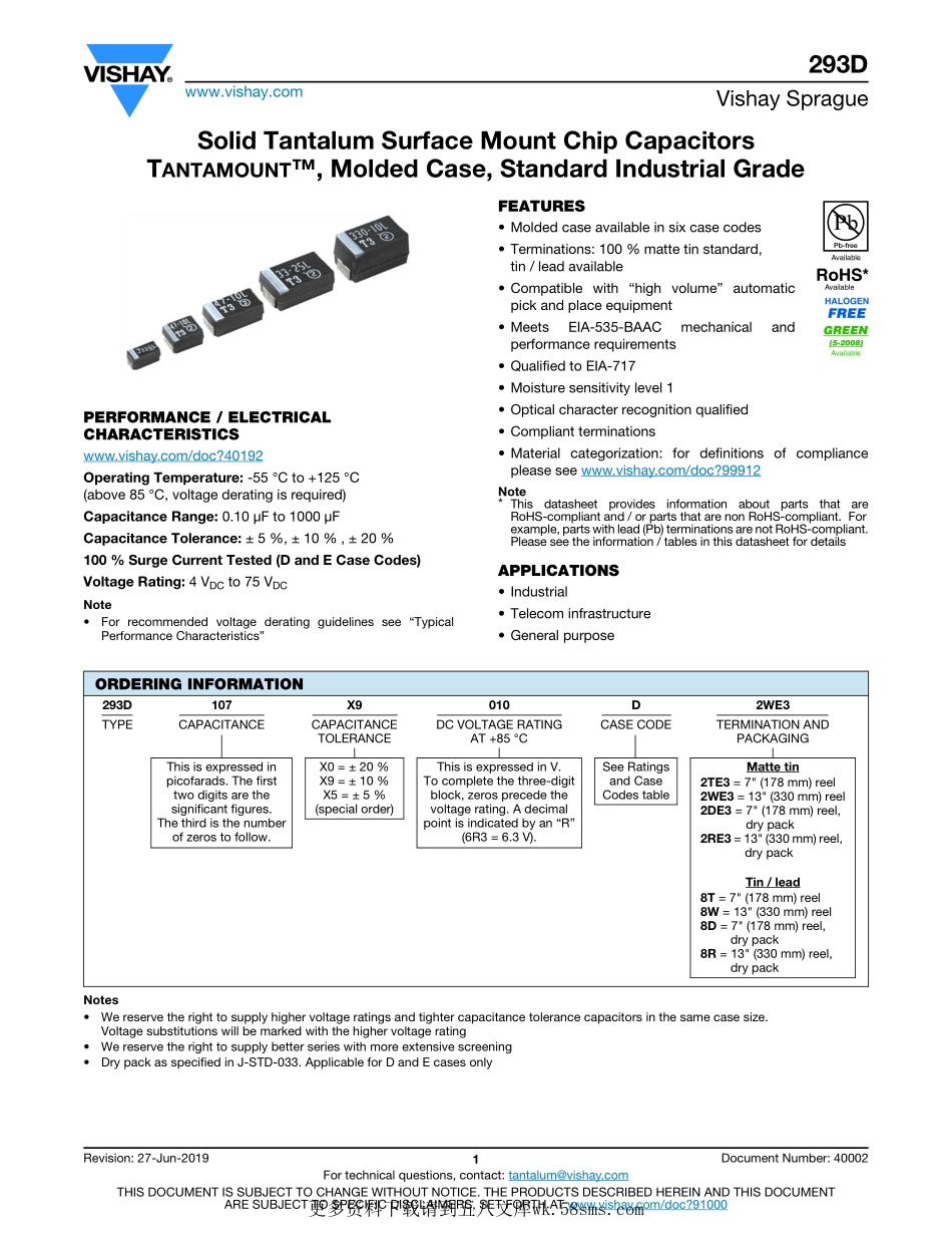 IC封装资料_电容_293D106X9050E2TE3.pdf_第1页