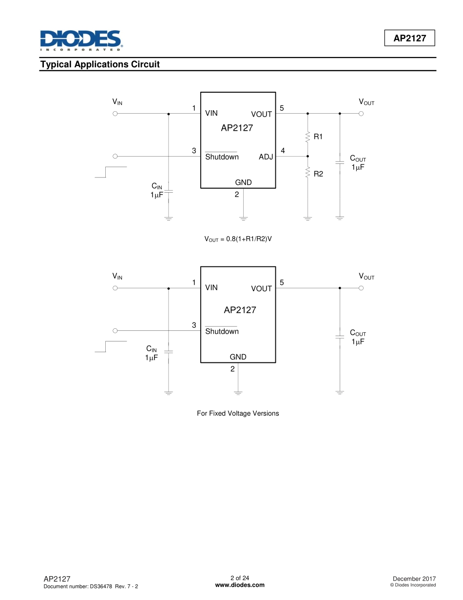 IC封装资料_电源管理芯片_AP2127K-ADJTRG1.pdf_第2页