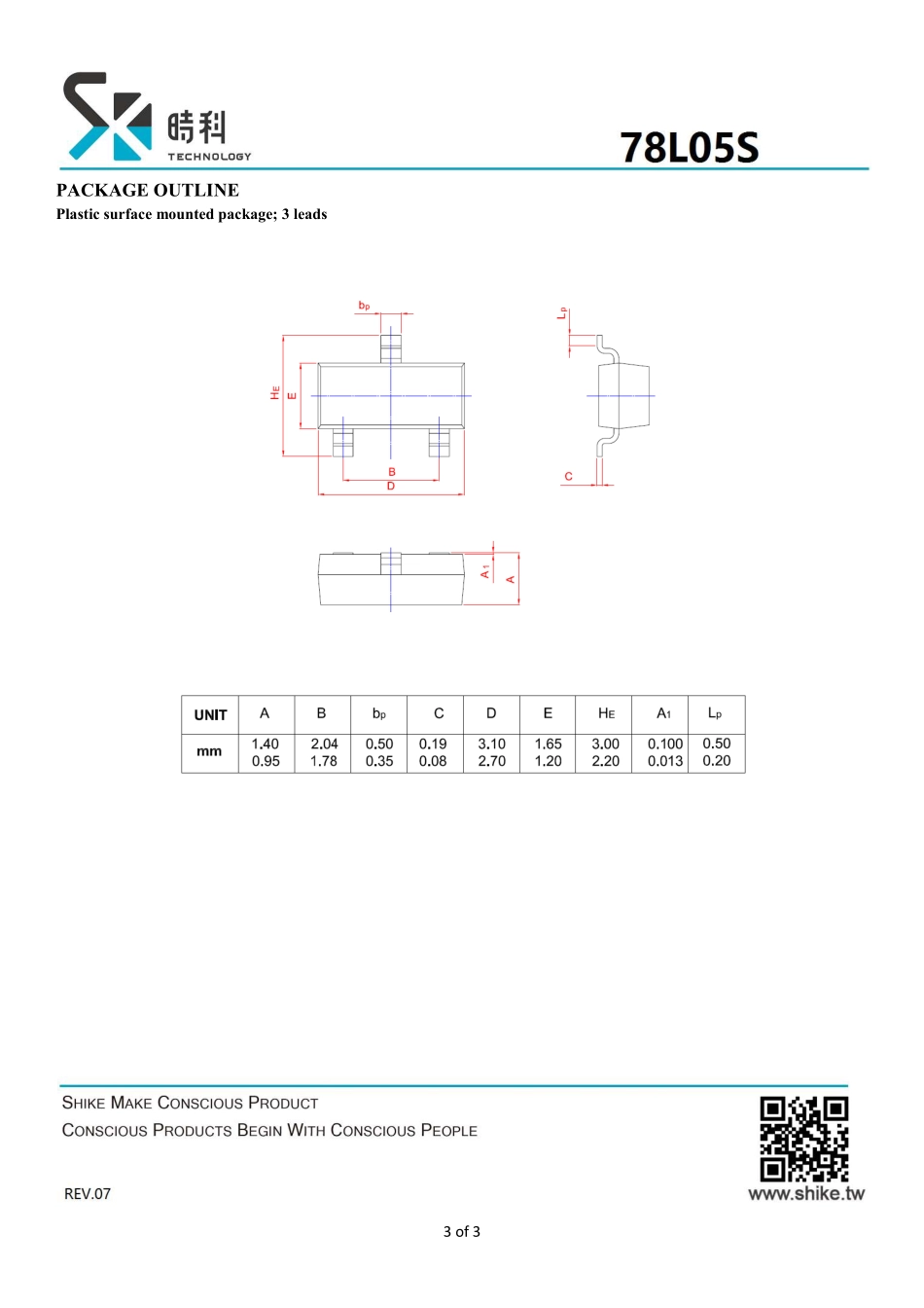 IC封装资料_电源管理芯片_78L05S.pdf_第3页