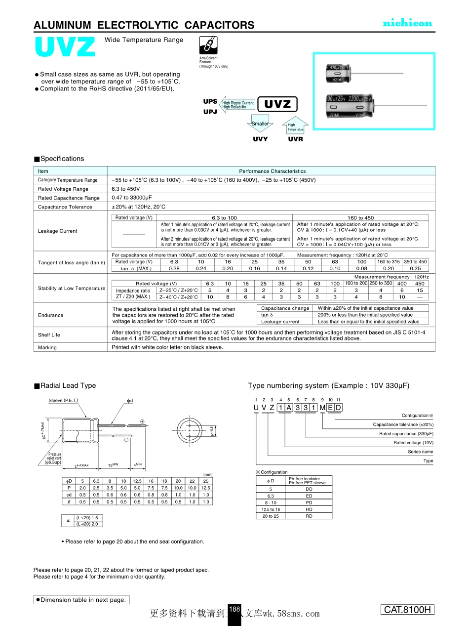 IC封装资料_电容_UVZ1H101MPD1TD.pdf_第1页