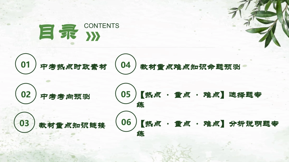 专题十二 增进民生福祉，提高人民生活品质（精讲课件）- 2024年中考道德与法治专练（全国通用）.pptx_第2页