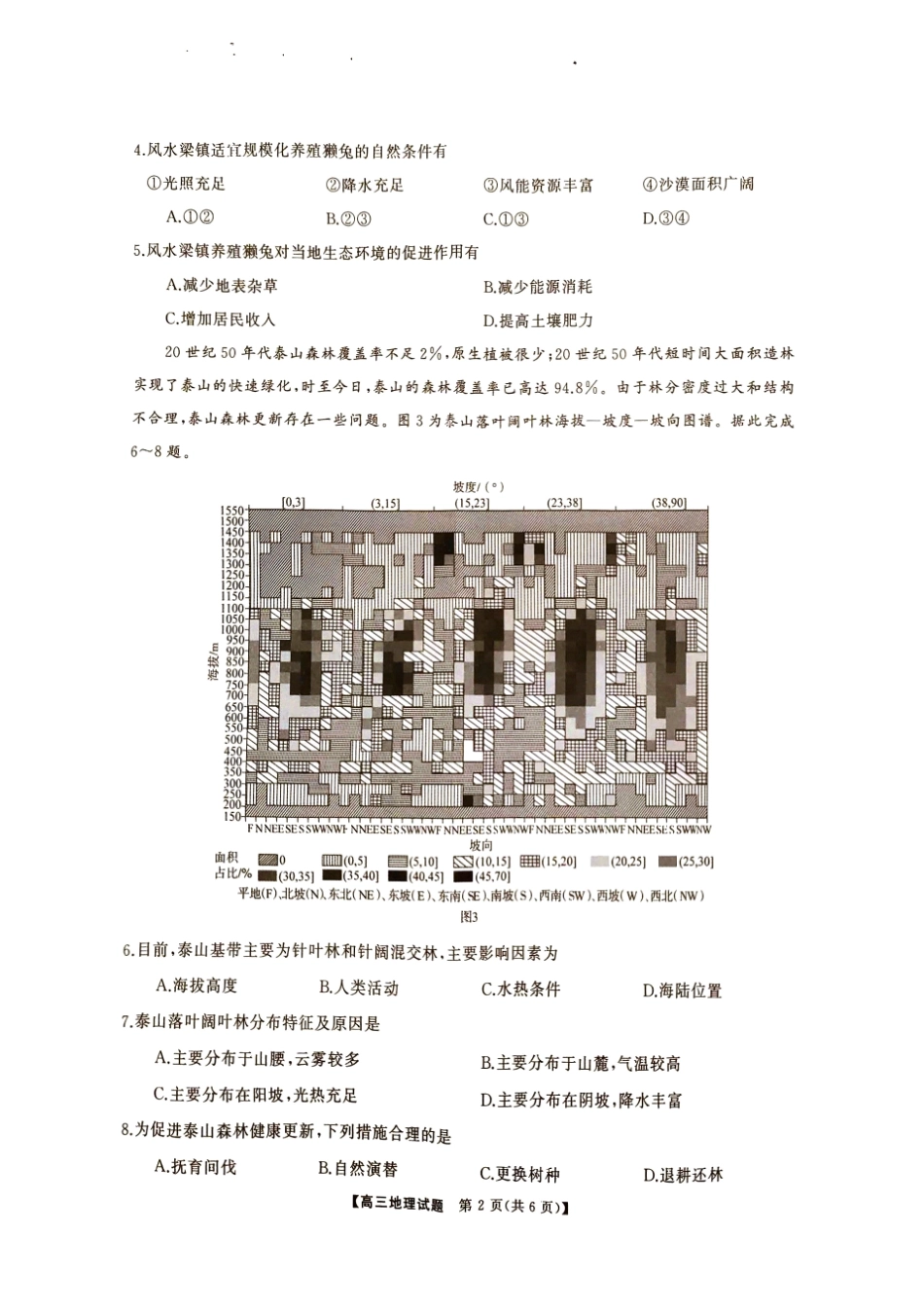 湖南省2024年下学期三湘联盟高三期中大联考地理试题.pdf_第2页