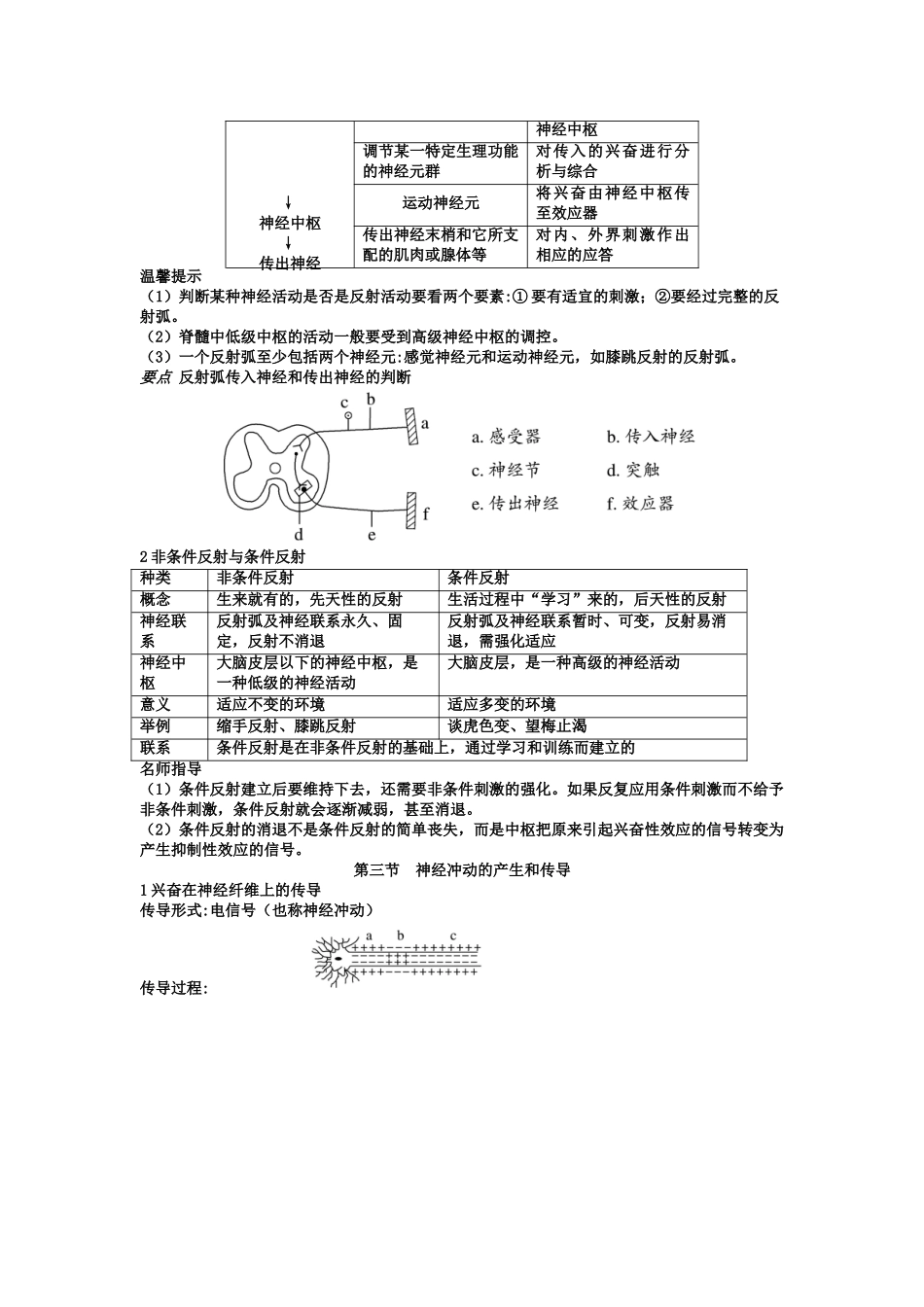 第2章 神经调节 期末复习知识点总结【新教材】人教版高中生物选择性必修一.doc_第2页