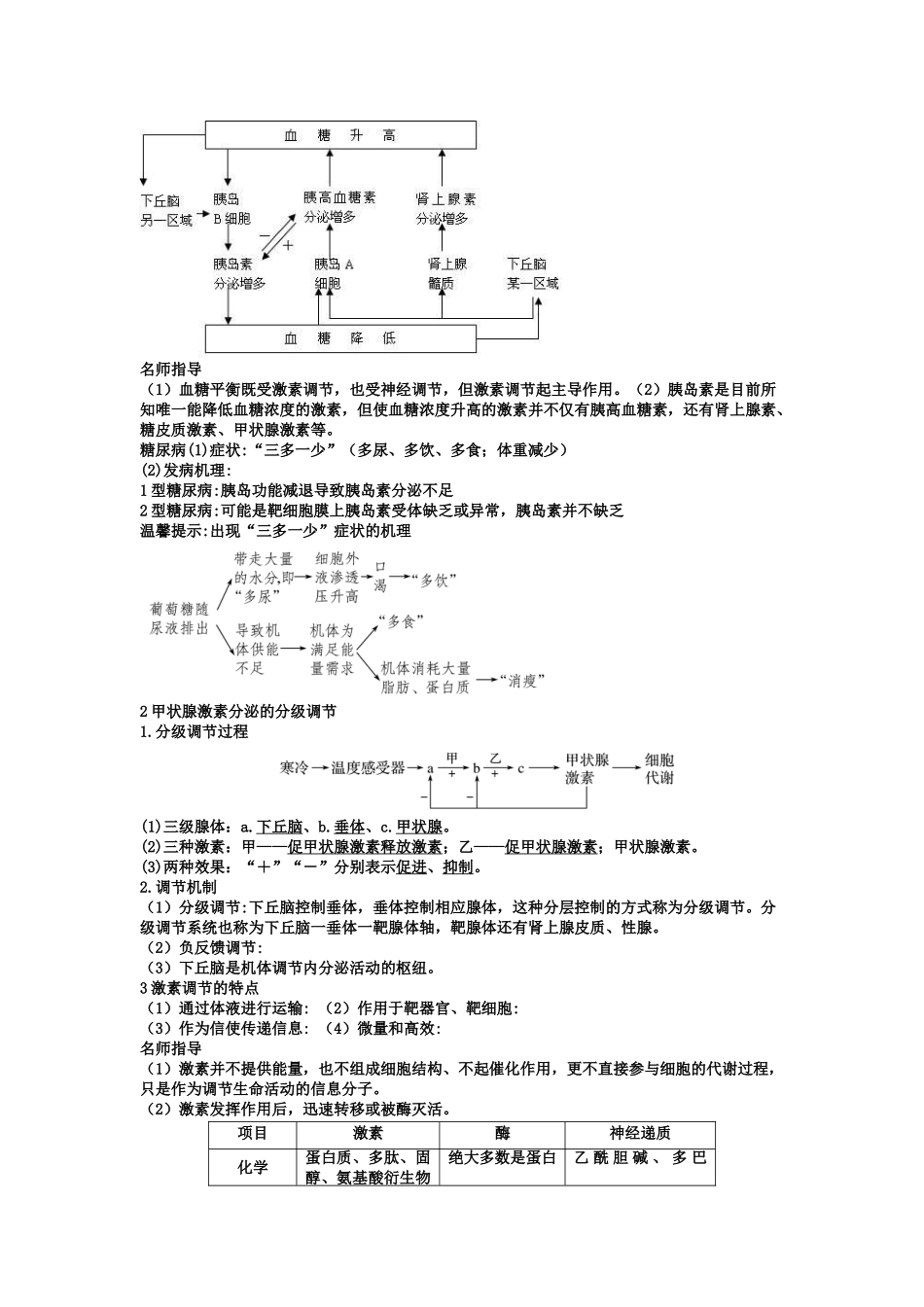 第3章 体液调节 期末复习知识点总结【新教材】人教版高中生物选择性必修一.doc_第2页