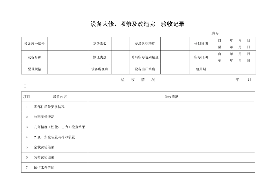 12.大修、项修改造验收记录.doc_第1页