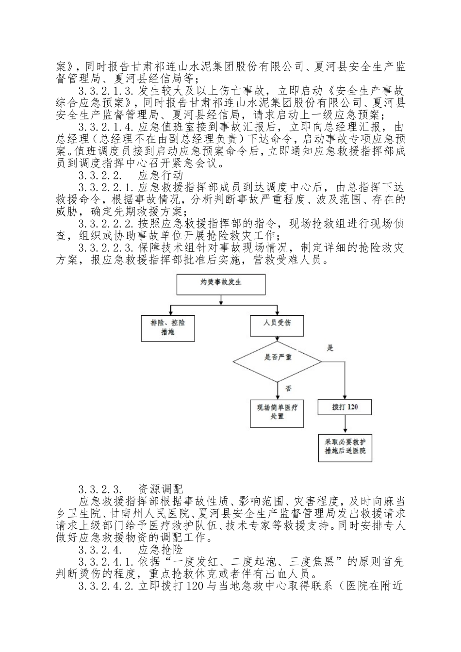 7.烫伤事故专项应急救援预案.doc_第3页