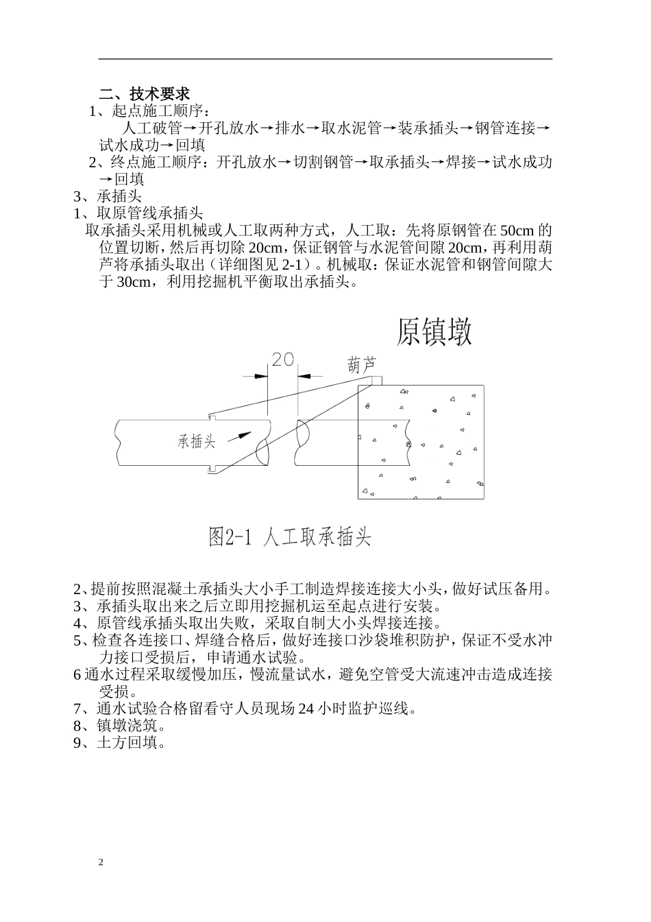 管道碰头作业指导书.doc_第2页