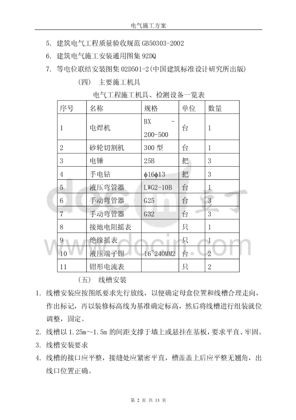 强电安装施工方案.pdf_第2页