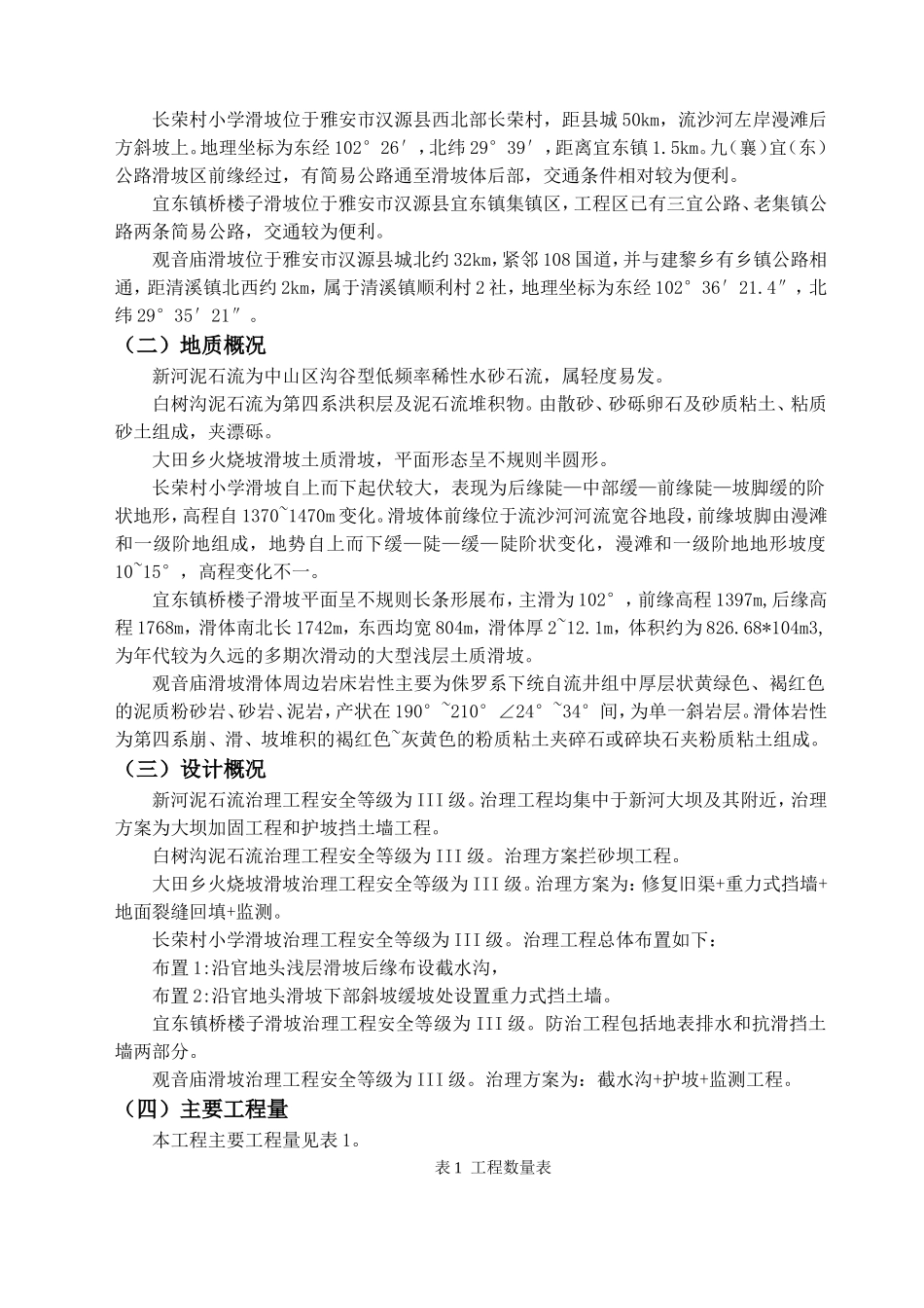 汉源县地质灾害治理工程应急治理工程施工组织设计.doc_第3页