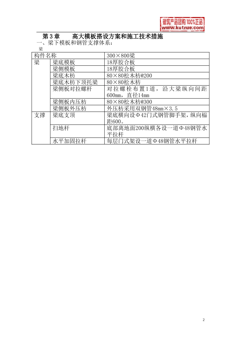 某工程高支模方案（附带门式钢管脚手架支撑体系）.doc_第3页