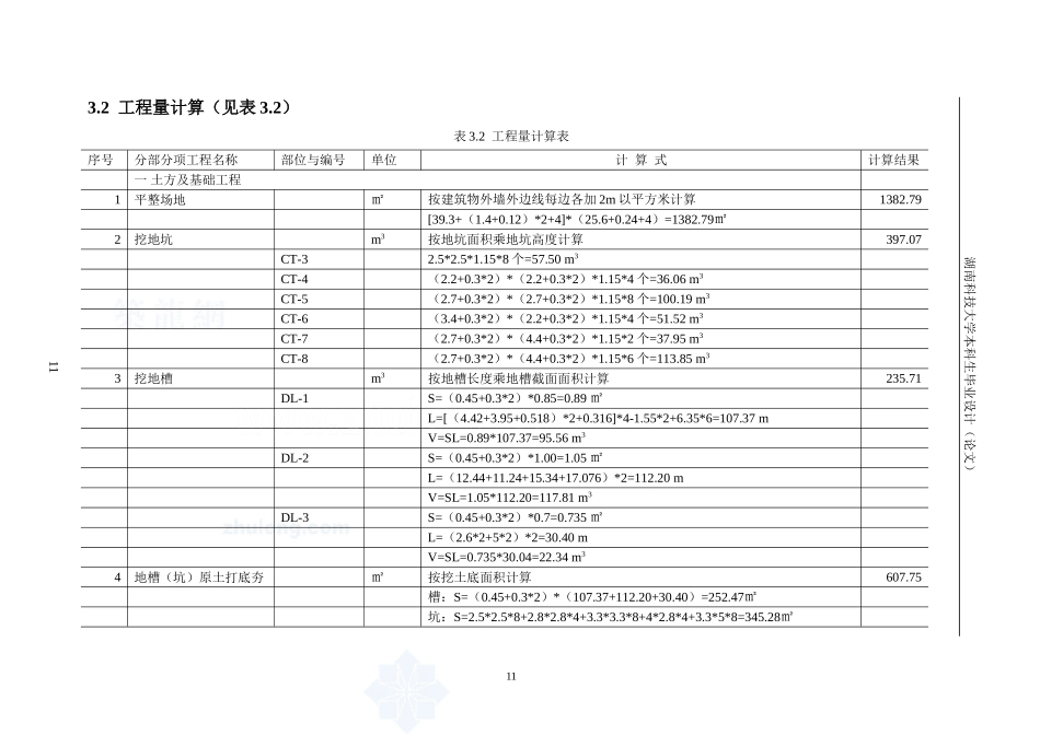 第三章工程量计算_secret.doc_第1页