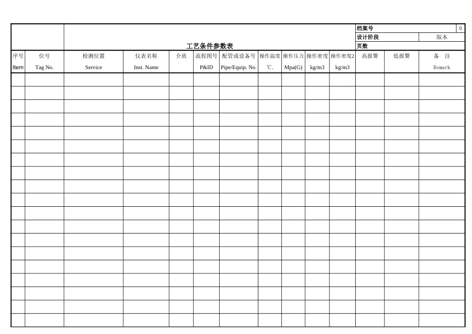 通用工艺条件表.xls_第2页