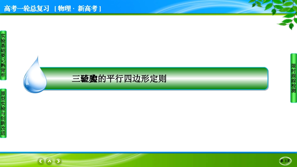 名师伴你行一轮总复习物理(新高考)实验3.ppt_第3页