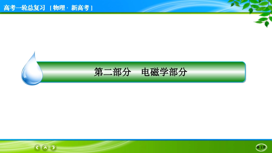 名师伴你行一轮总复习物理(新高考)专题11.ppt_第1页