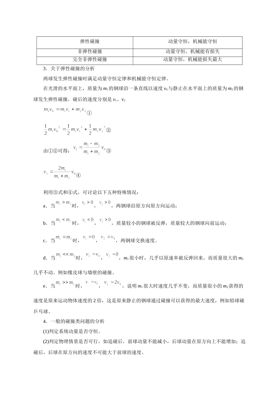 重难点07 动量守恒定律（新高考专用）（教师版含解析）-高考物理专练(新高考专用).doc_第2页