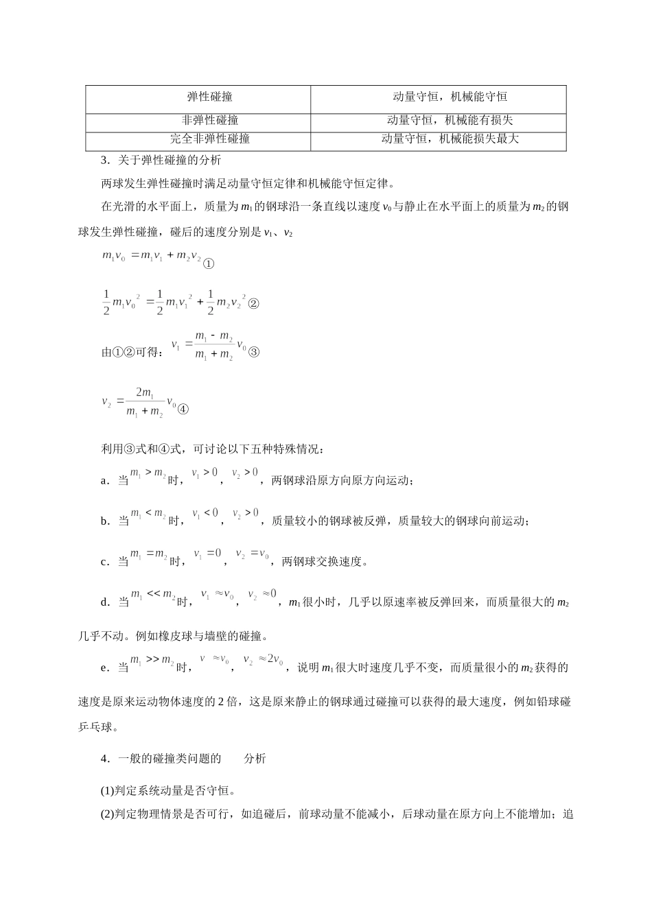 重难点07 动量守恒定律（新高考专用）（学生版）-高考物理专练(新高考专用).doc_第2页