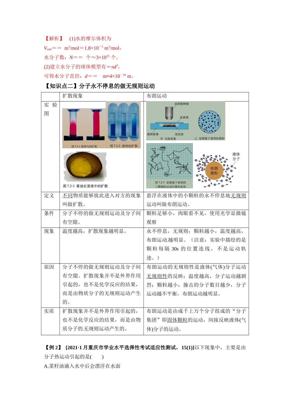 专题15.1 分子动理论【讲】【教师版】-高考物理一轮复习讲义（新高考）.docx_第3页