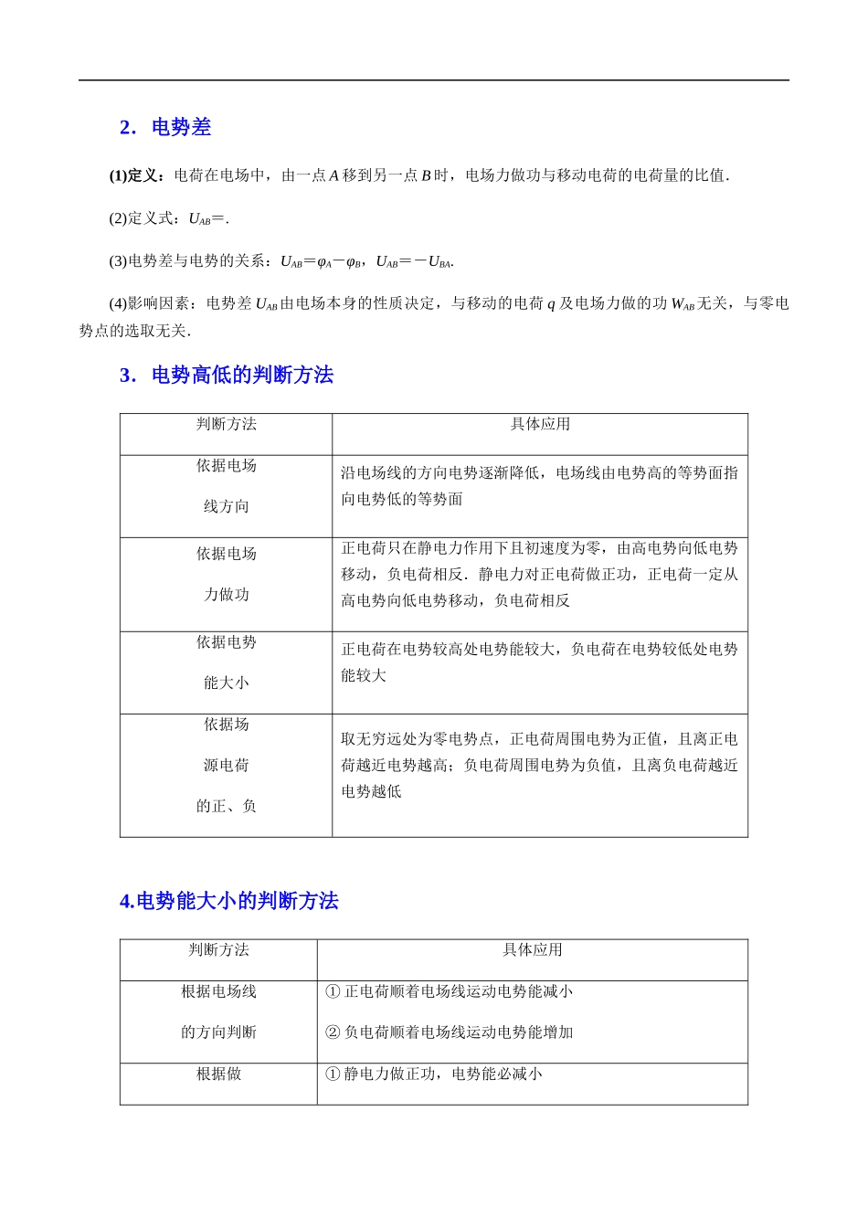 专题17  电场能的性质（讲义）-高考物理专题讲义.docx_第2页