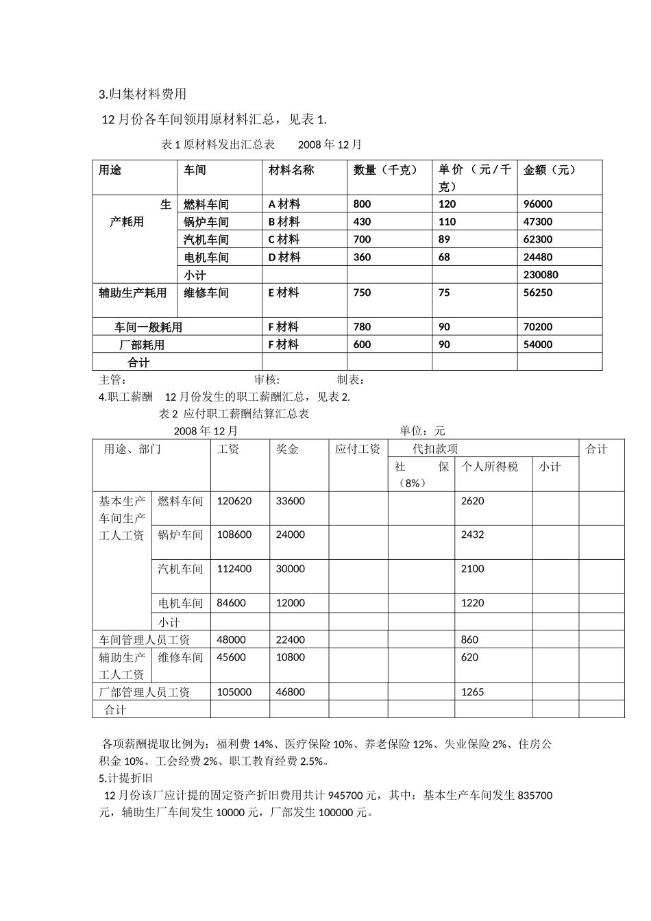 实训一 热力公司成本核算.docx_第3页