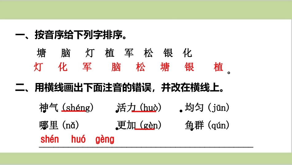 二年级上册语文期末复习课件(按专题分类复习)PPT.pptx_第3页