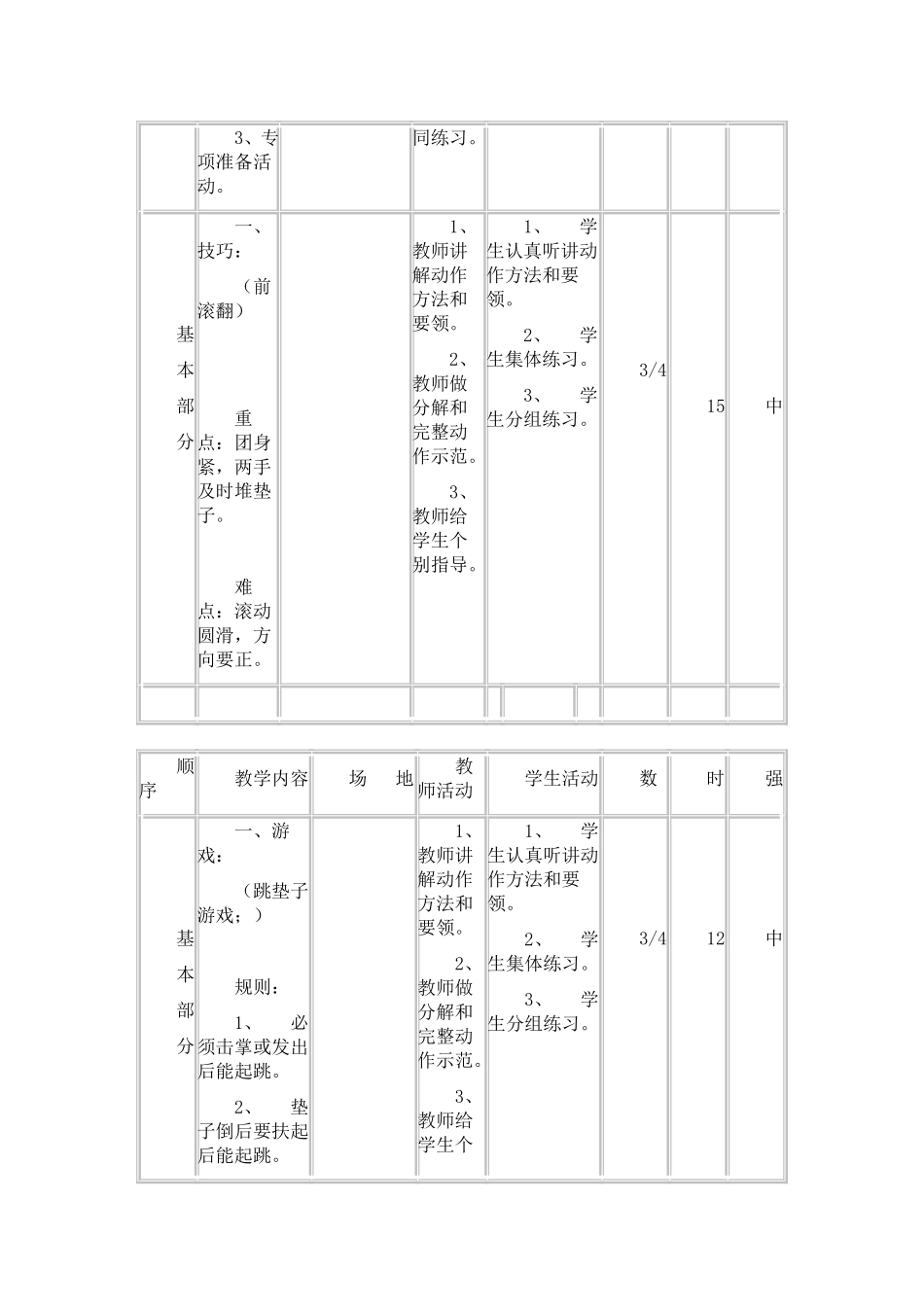 一年级下学期体育教案(下).doc_第2页