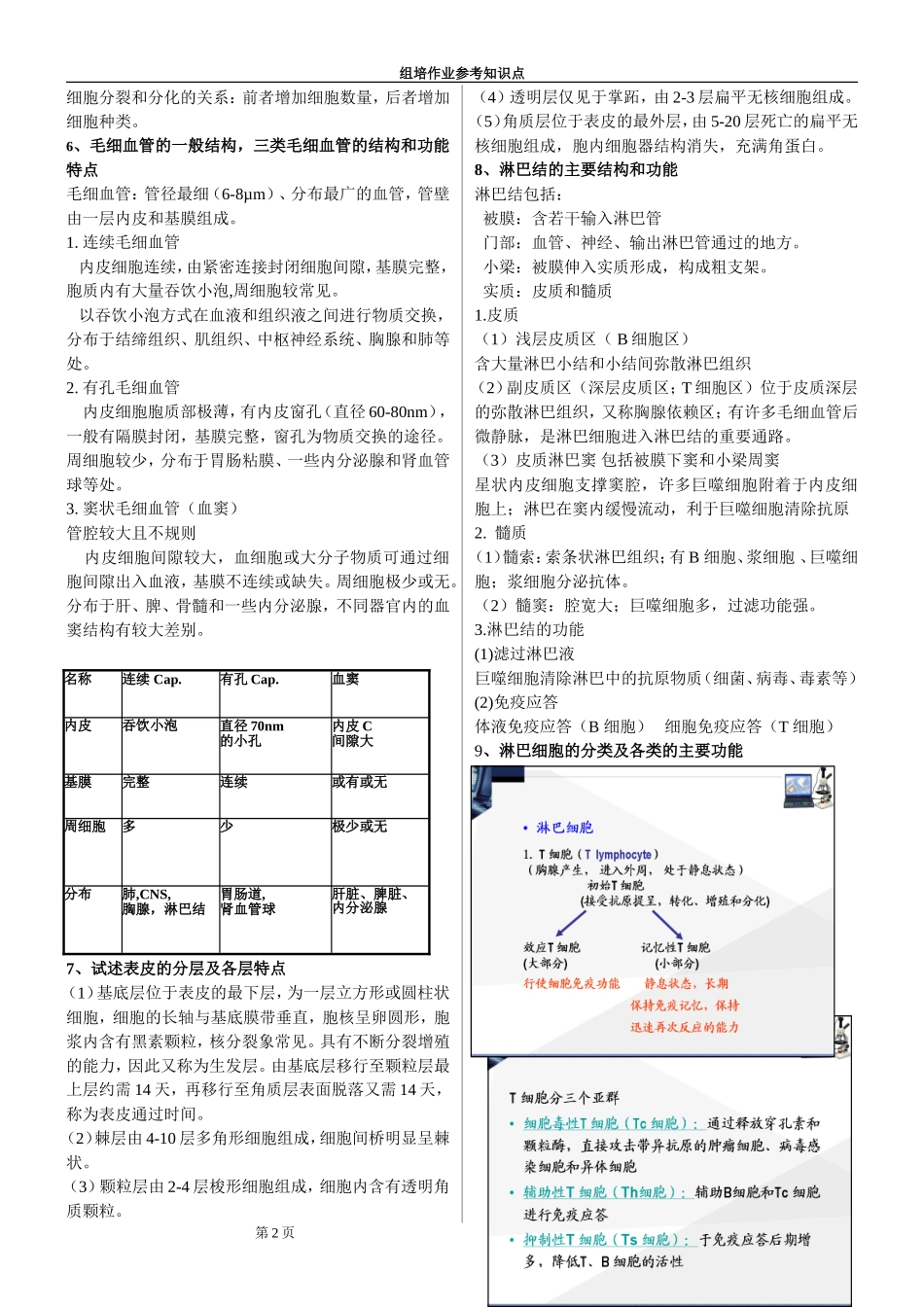 【组织学与胚胎学】组织胚胎学 学习笔记+考试重点总结 (1).doc_第2页