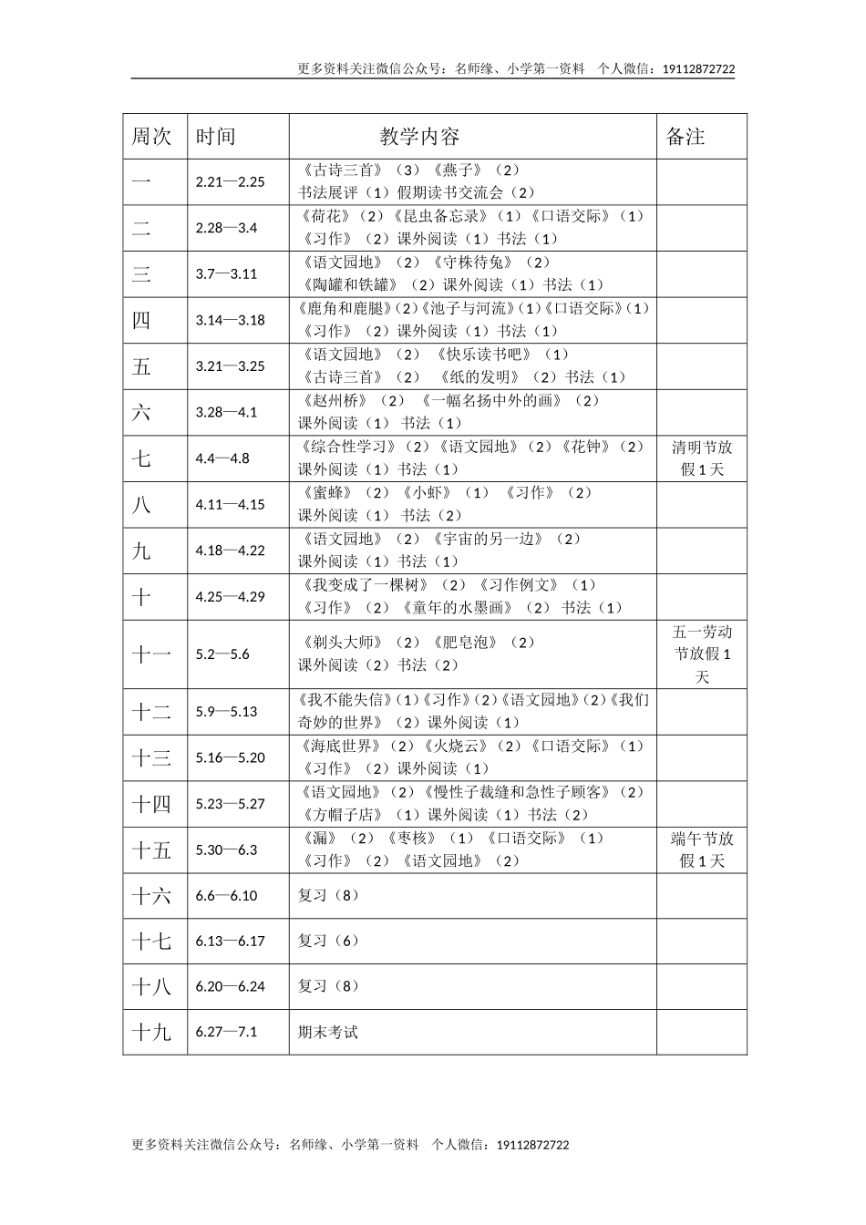 三语下教学计划+进度表.doc_第3页