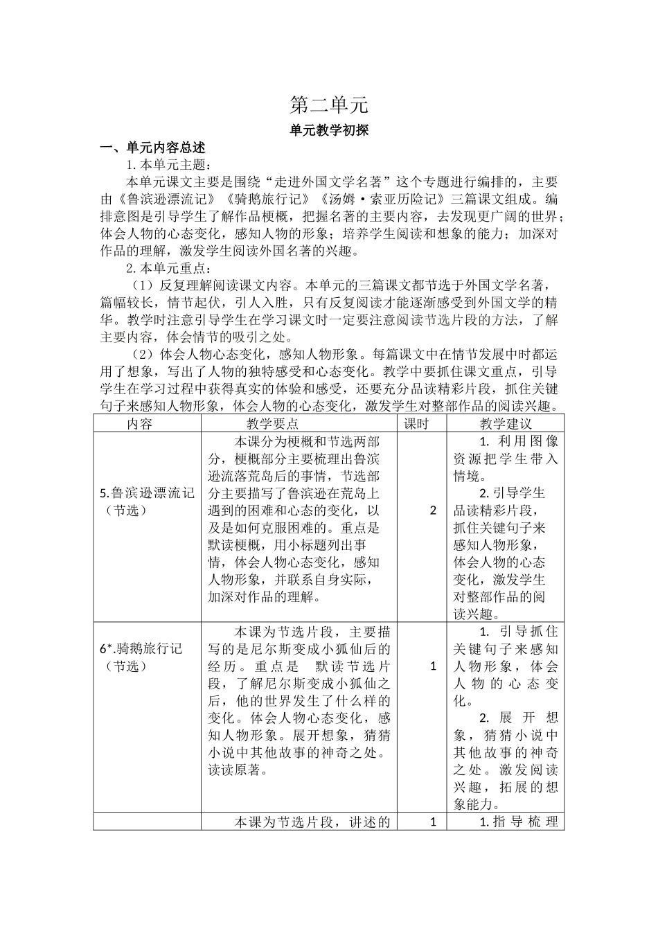 第二单元教学初探.docx_第1页