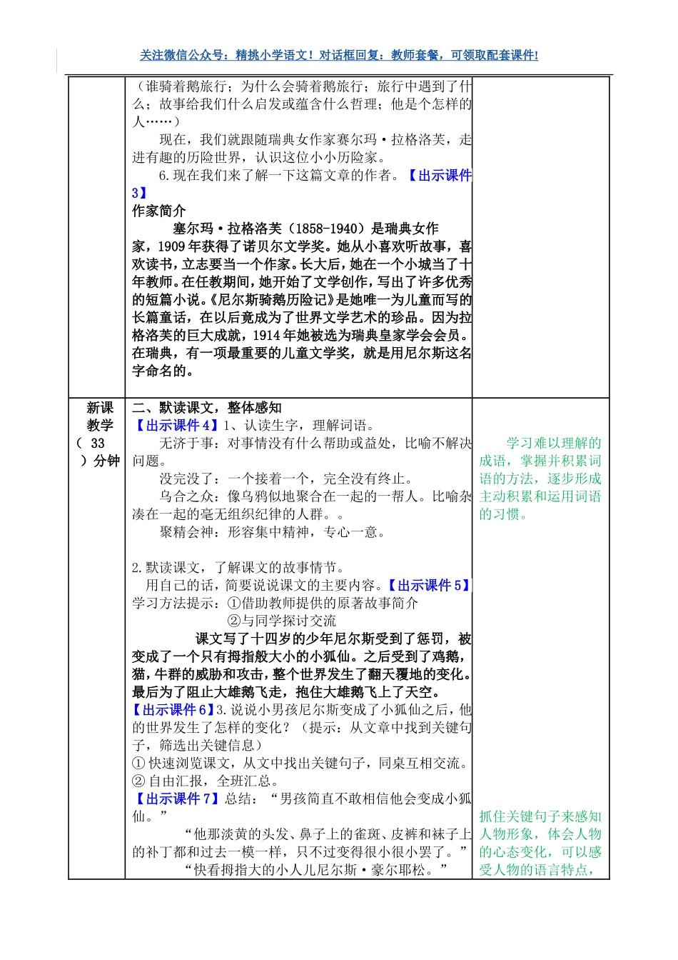 六下--6 骑鹅旅行记（节选）教案.doc_第2页