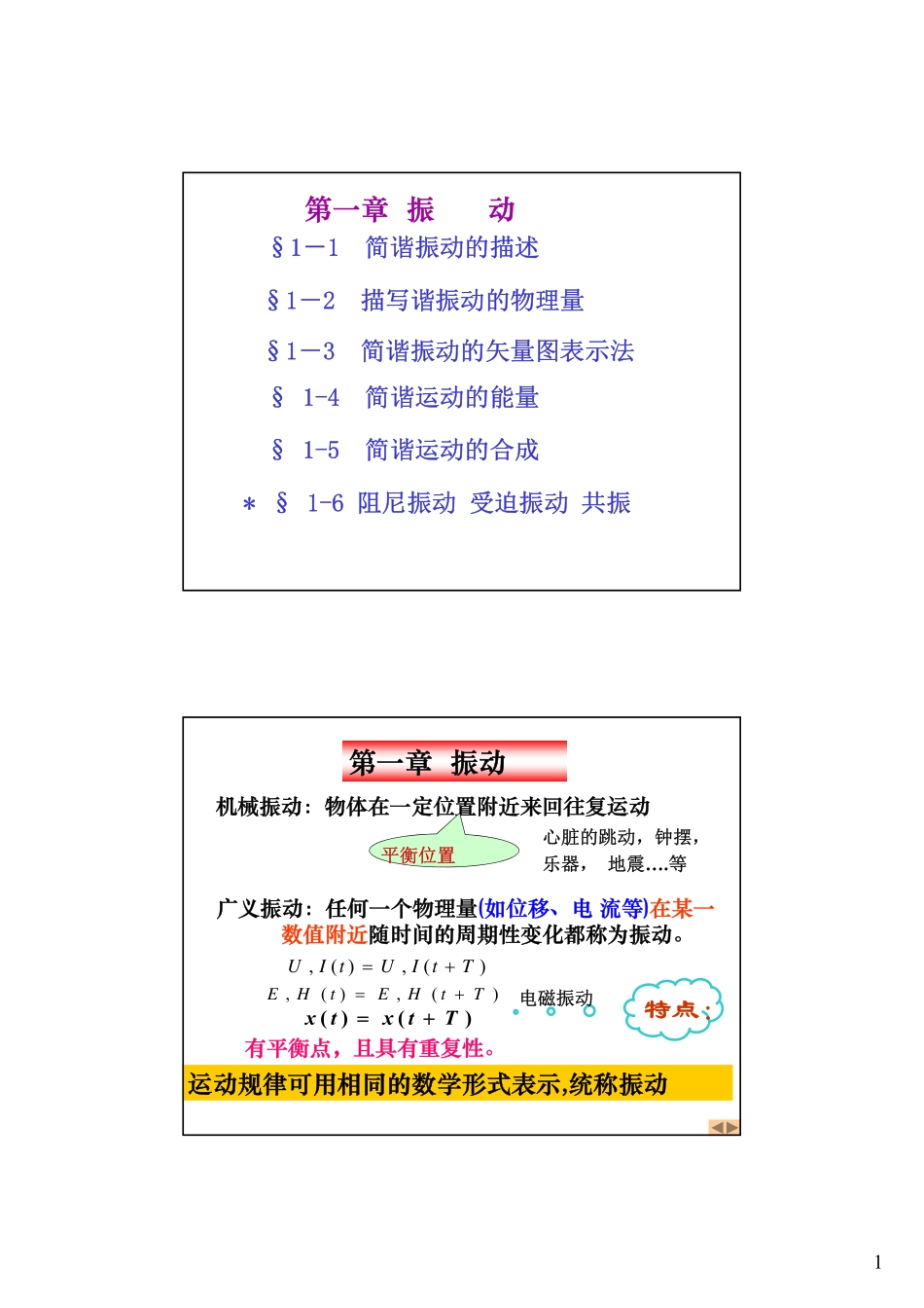 大学物理-振动-杨斌PPT.pdf_第1页