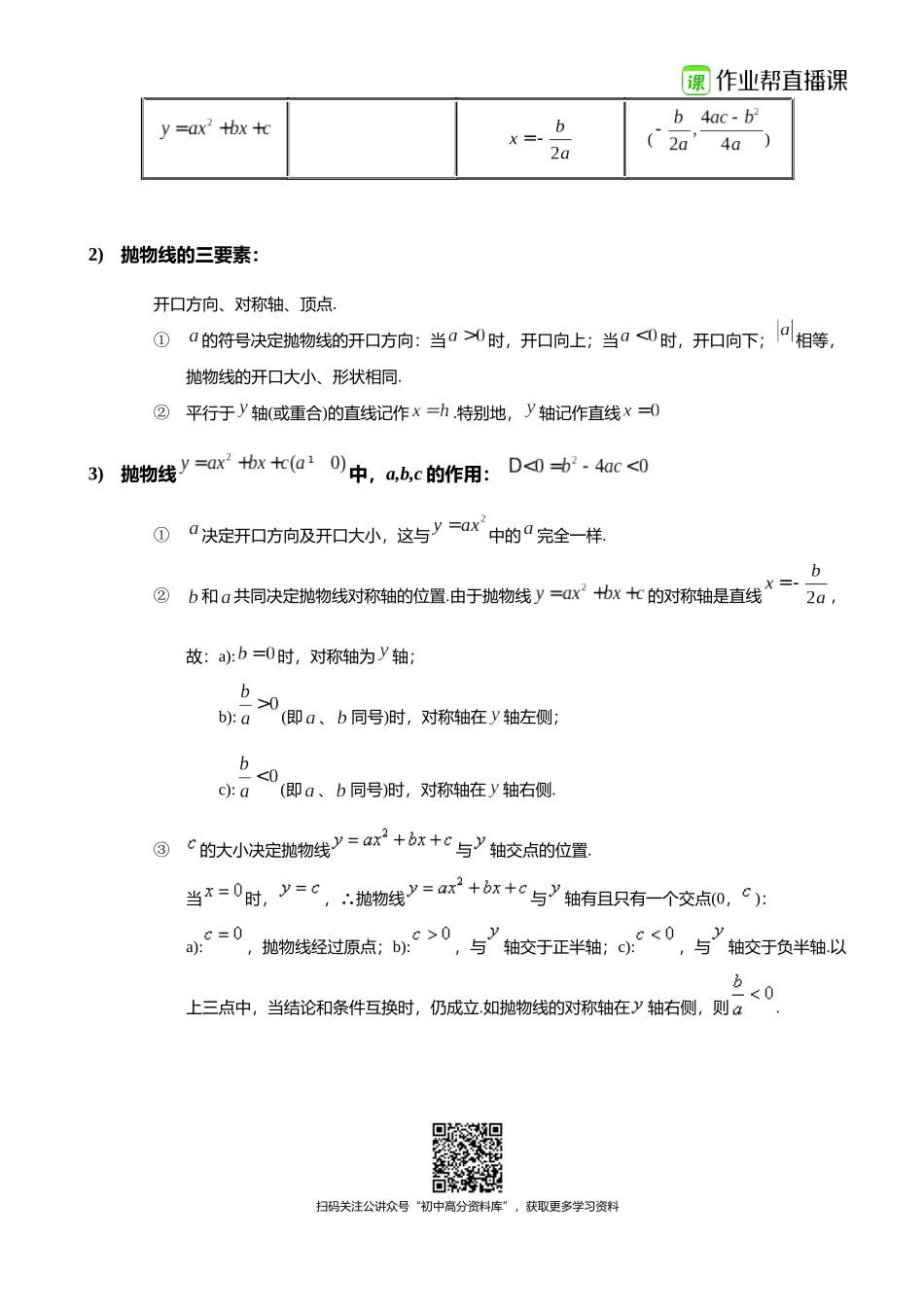 【重点梳理】初三数学_二次函数（上） (1).docx_第2页