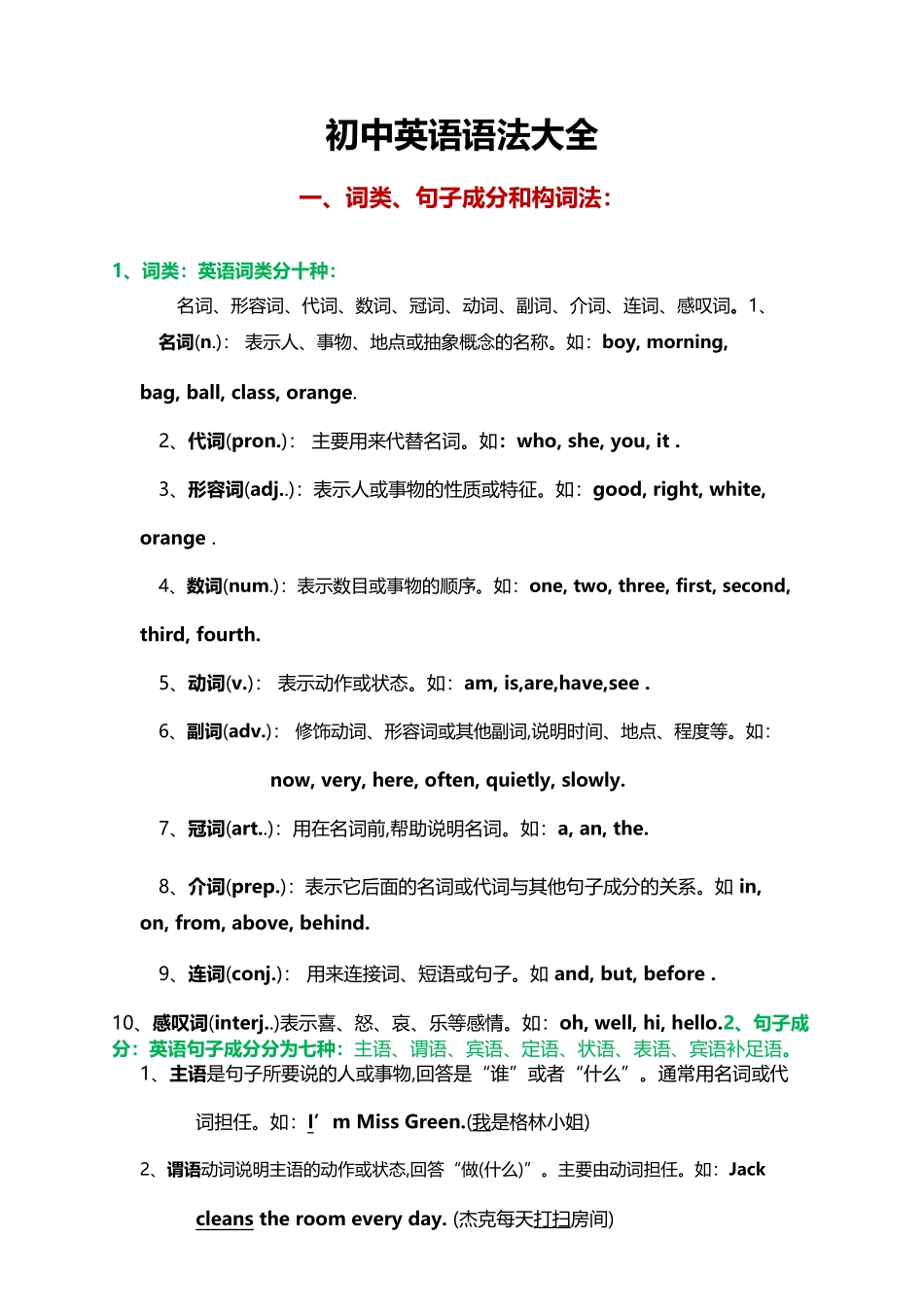 初中英语语法大全 (1).doc_第1页