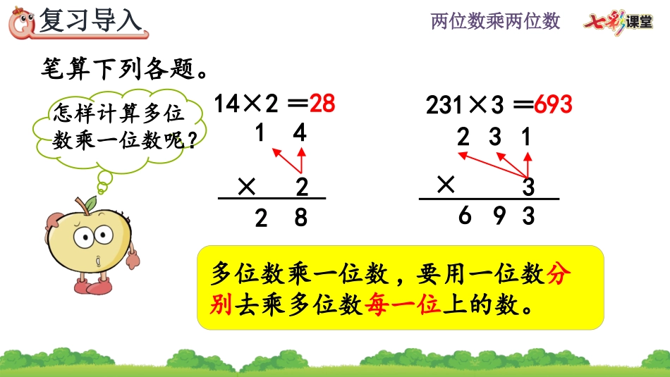 4.2.1 两位数乘两位数（不进位）的笔算方法.pptx_第2页