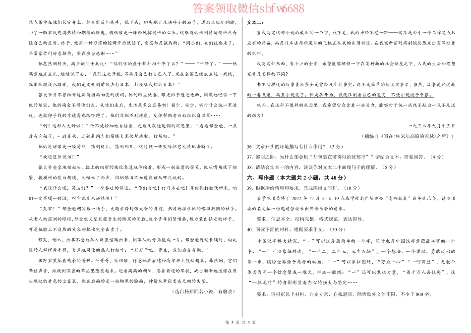 23年智博一模语文试卷.pdf_第3页